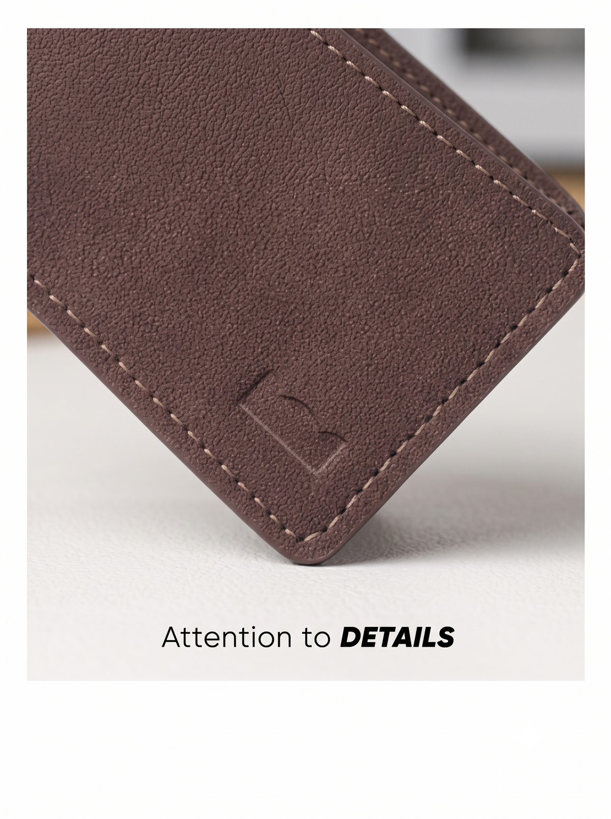 Chocolate Brown Suede Wallet