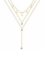 Gold-Plated Layered Necklace
