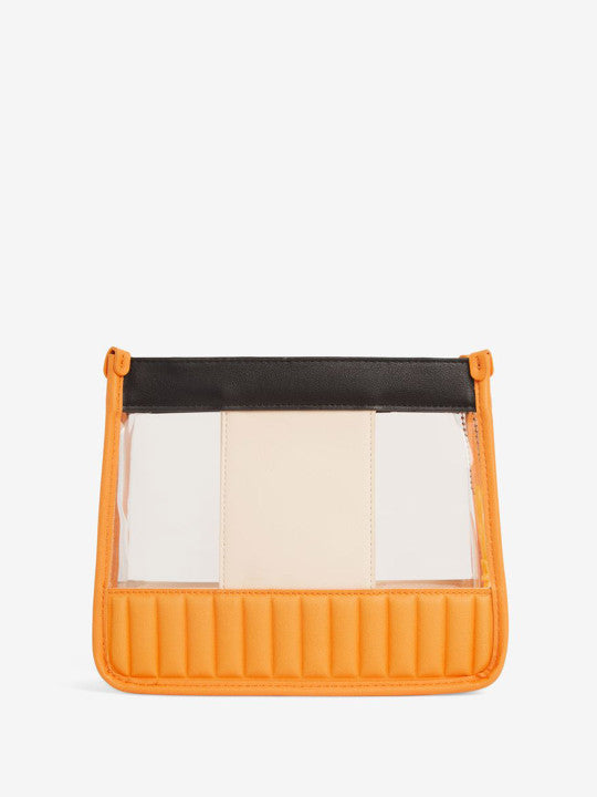Amber Colourblocked Structured Sling Bag