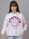 Women Garfield Printed Relaxed Fit Hoodie