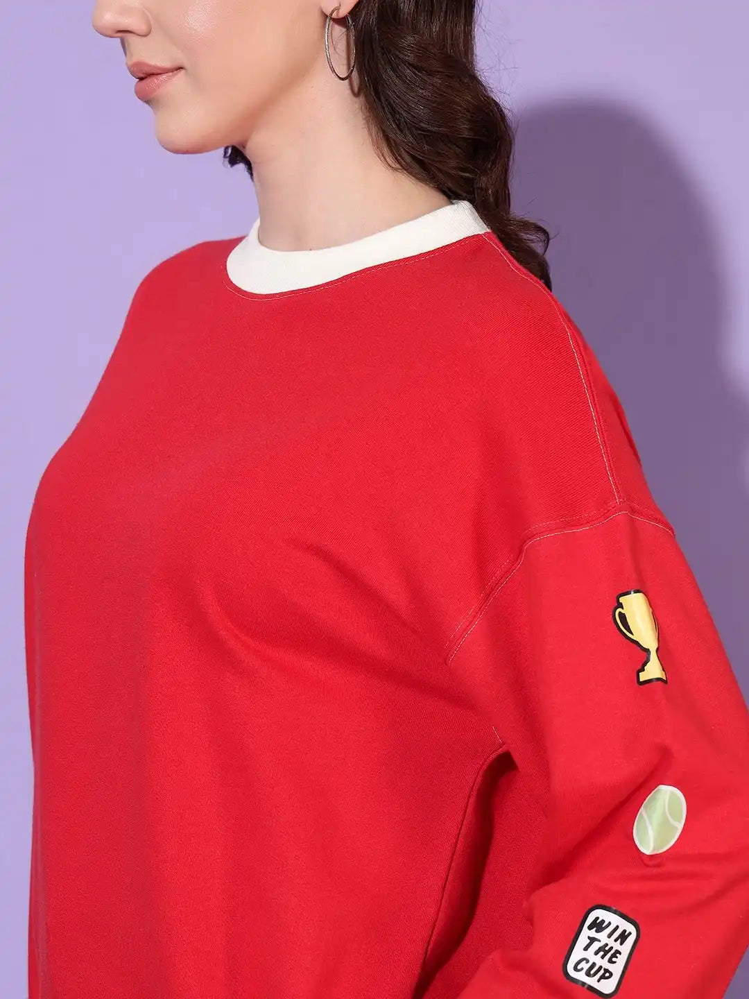 Women Colourblocked Sweatshirt