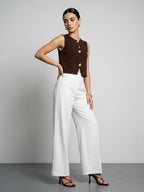 The Devil Wears Prada Round Neck Waistcoat