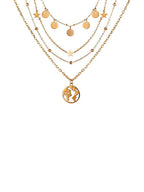 Gold-Plated Layered Necklace