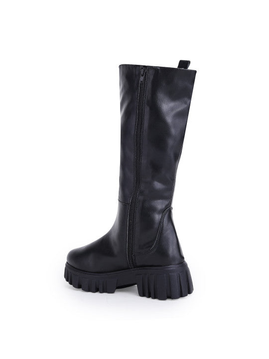 Women Blocked Heeled Boots