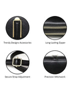 Detachable Strap Structured Sling Bag