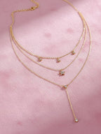 Gold-Plated Layered Necklace