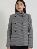 Women Checked Tailored Jacket