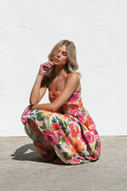 Sharon Floral Midi Dress