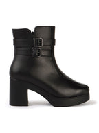 Women Casual Block-Heeled Regular Boots