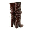 Sophie Knee High Block Leather Boots