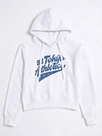 Women Printed Hooded Sweatshirt