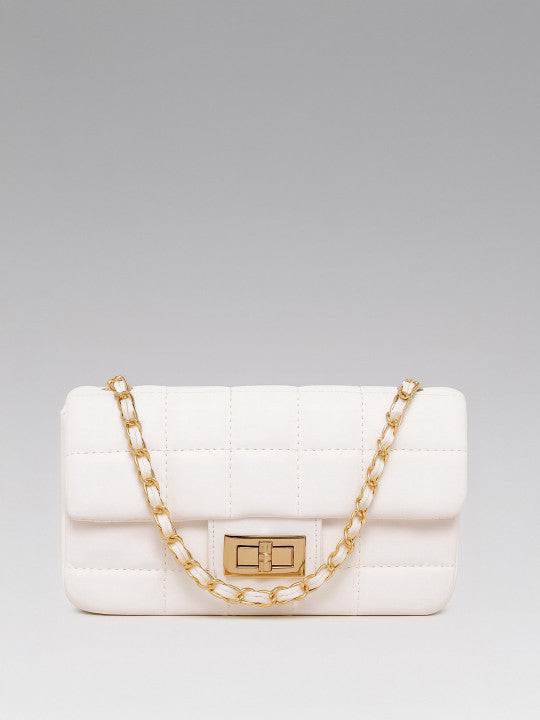 Quilted Mini Structured Shoulder Bag