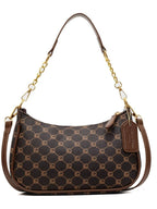 Geometric Printed Structured Sling Bag