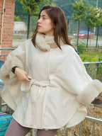 Violetta Premium Winter Capes with Fur Detailing