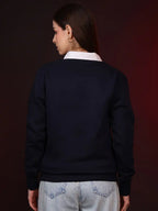 Stranger Things Printed Pure Cotton Round Neck Pullover Sweatshirt