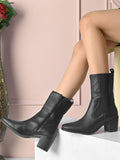 The Lifestyle Co Block-Heeled Boots