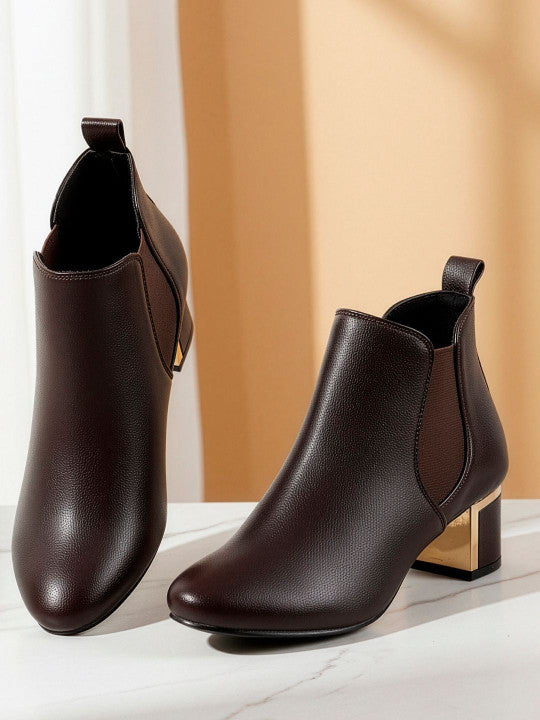 The Lifestyle Co Brown Casual Boots