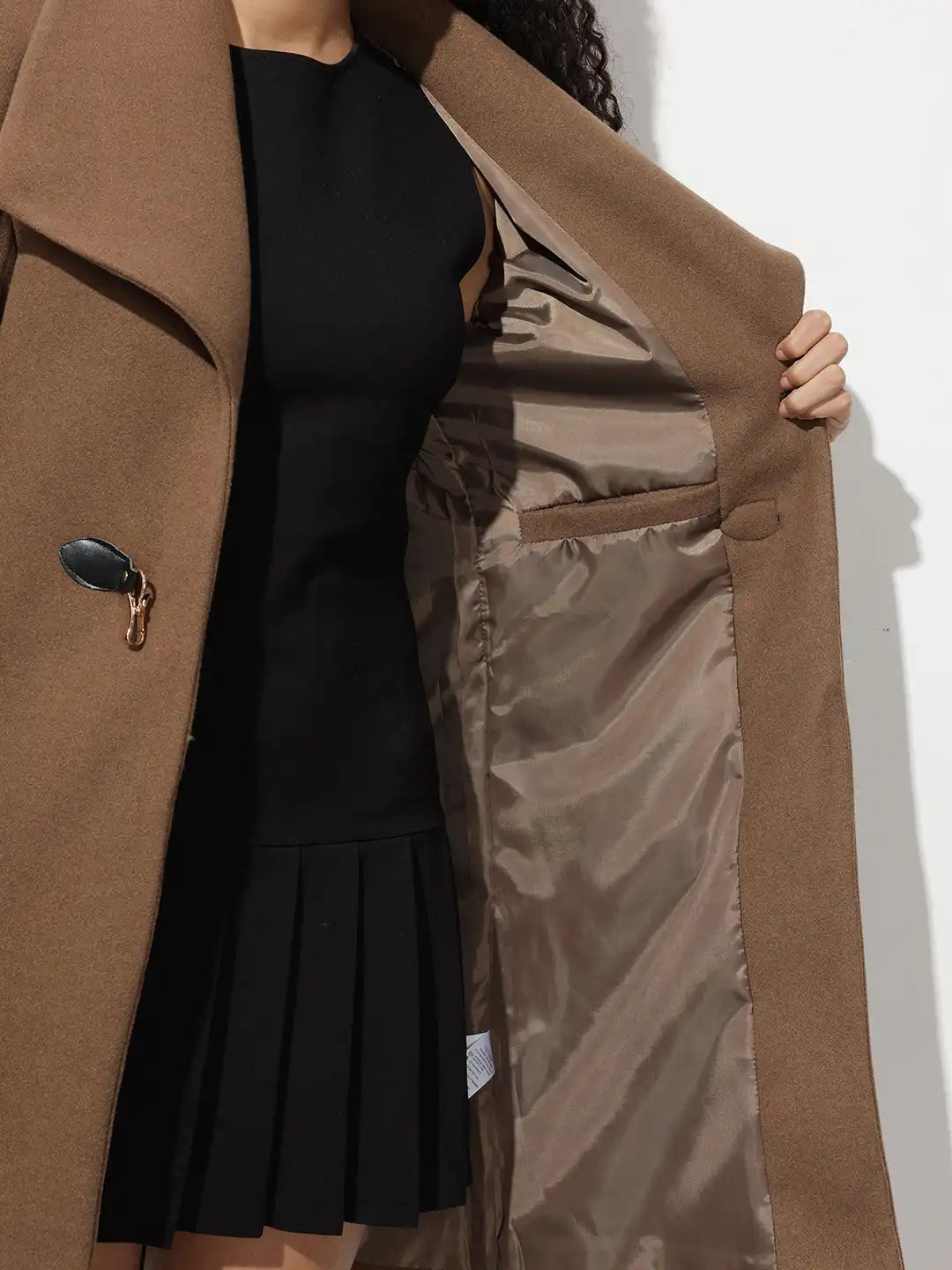 The Life Co. Shawl Collar Longline Overcoat