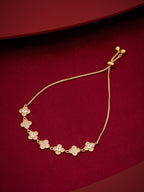 Cubic Gold-Plated Zirconia Bracelet