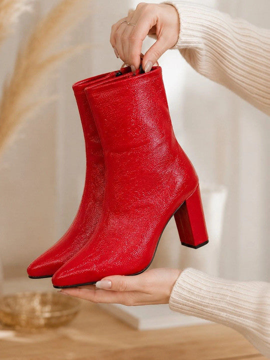 Women Block-Heeled Boots