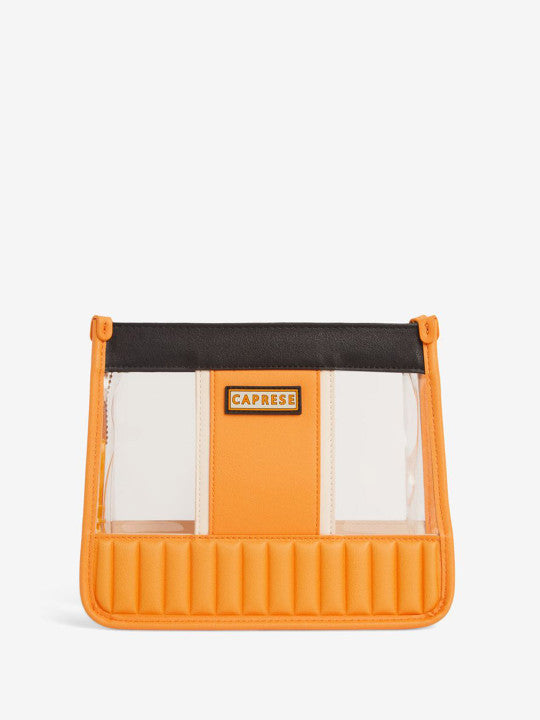 Amber Colourblocked Structured Sling Bag