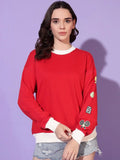 Women Colourblocked Sweatshirt