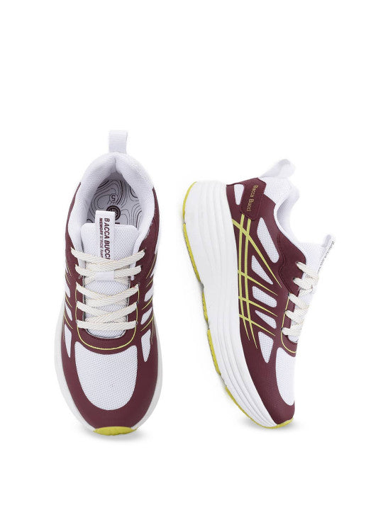 Women Maroon Running Shoes