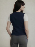 V-Neck Sleeveless Slim Fit Vest