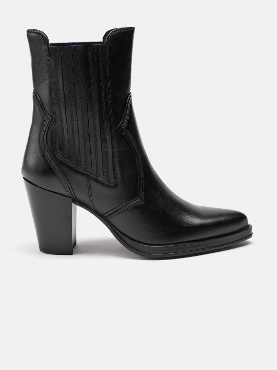 The Life Co. Women Pointed Toe Block Heel Boots
