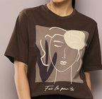 Graphic Printed Oversized Pure Cotton T-shirt