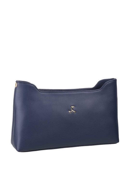 Solid Small Structured Shoulder Bag
