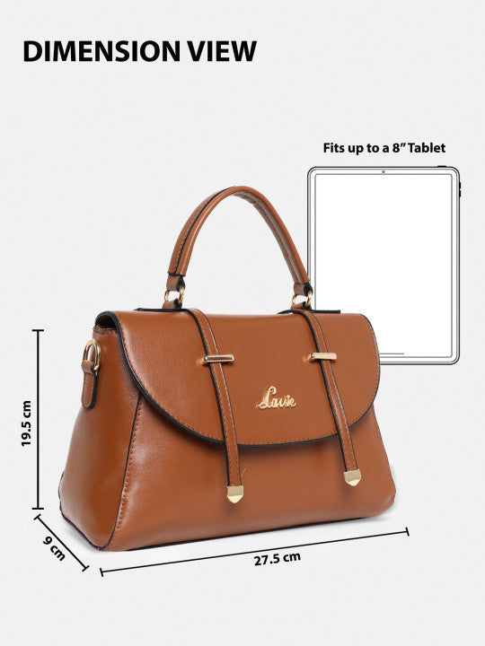 Women's Beech Flap Large Satchel Handbag