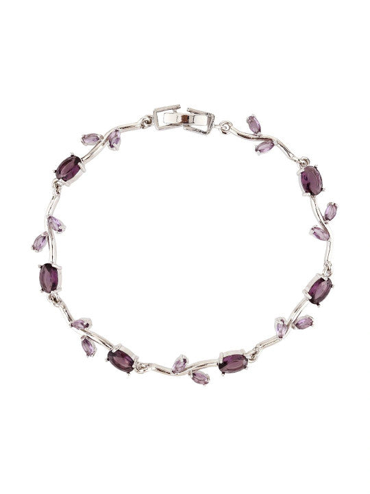 Women Stone studded Tulip Bracelet