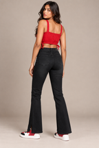 The Life Co. Women Bootcut High-Rise Light Fade Stretchable Jeans