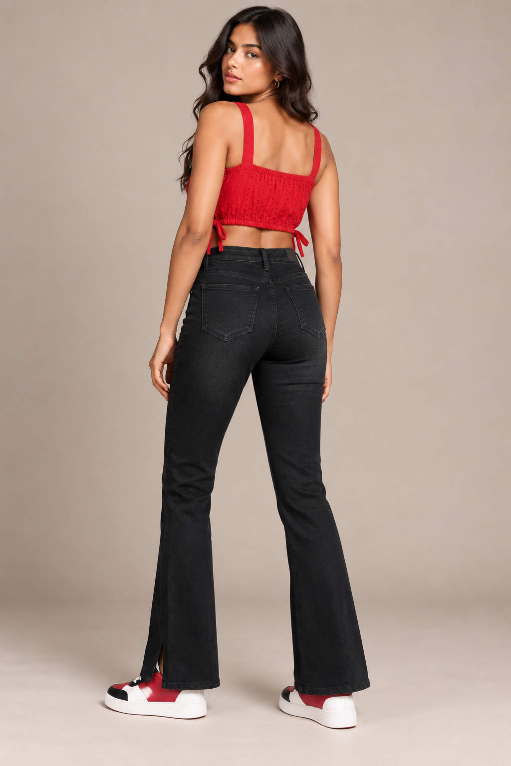 The Life Co. Women Bootcut High-Rise Light Fade Stretchable Jeans