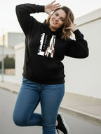 Women Printed Hooded Sweatshirt