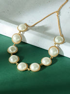 Gold Plated Statement Necklace