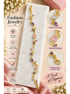 Women Gold-Plated Charm Bracelet