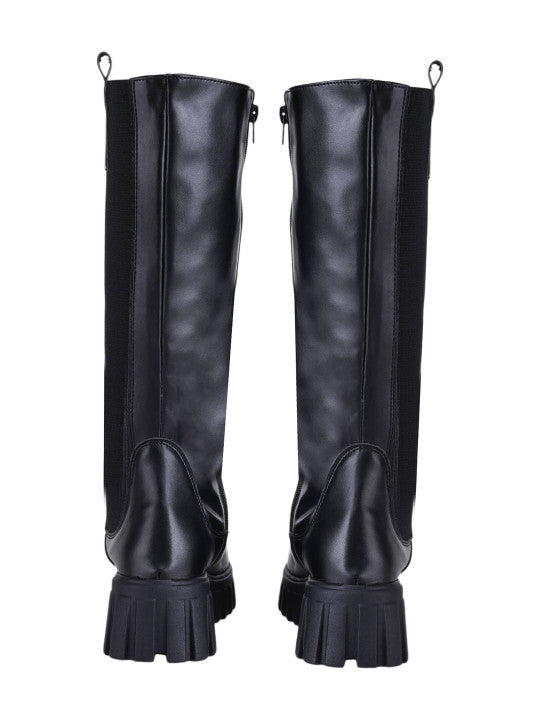 Women Round Toe Zip Winter Boots