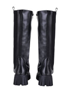 Women Round Toe Zip Winter Boots