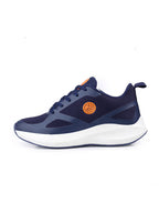 Women Blue Mesh Non-Marking Casual Sports Shoes