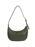 Quilted Small Half Moon Shoulder Bag