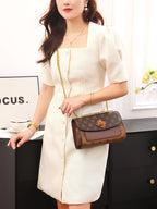 Typography Structured Sling Bag
