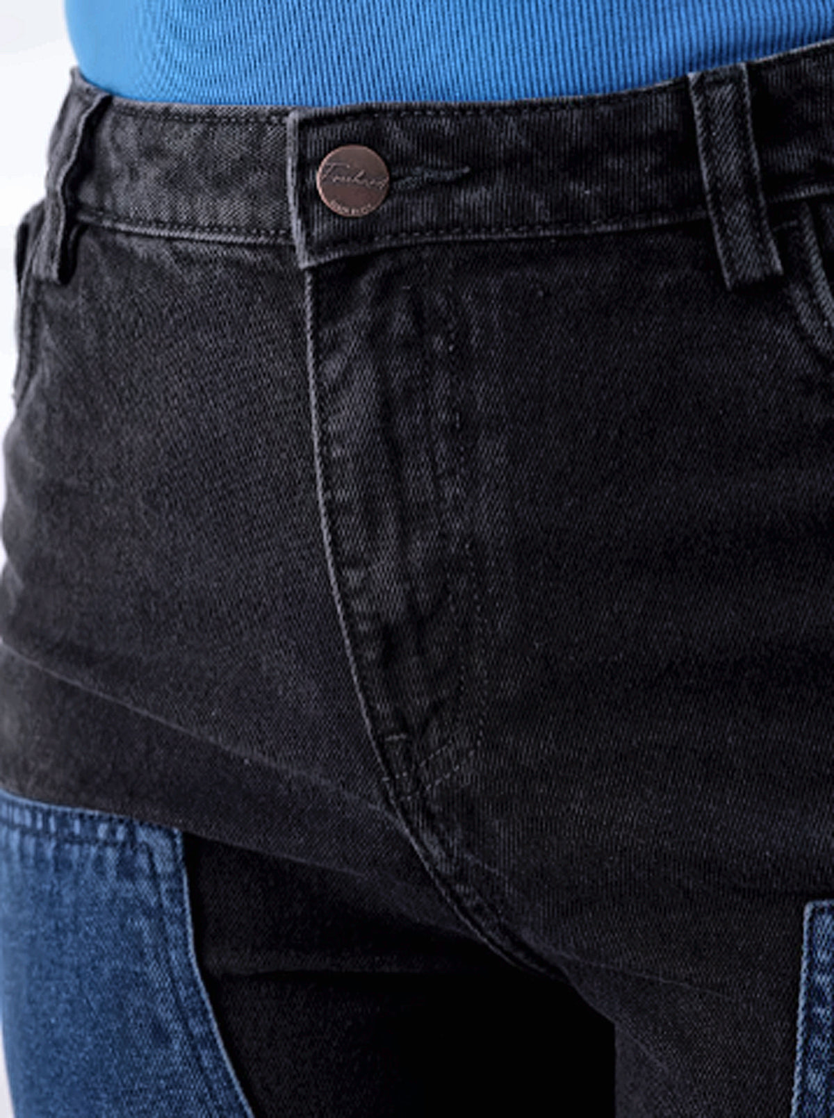Women Carpenter Fit High-Rise Pure Cotton Cargo Jeans