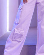 Women Relaxed Fit Cargo Jeans