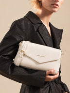 Leather Structured Sling Bag