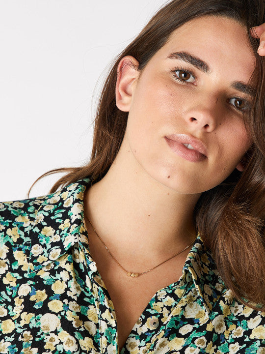 Gold-Toned Brass Gold-Plated Necklace