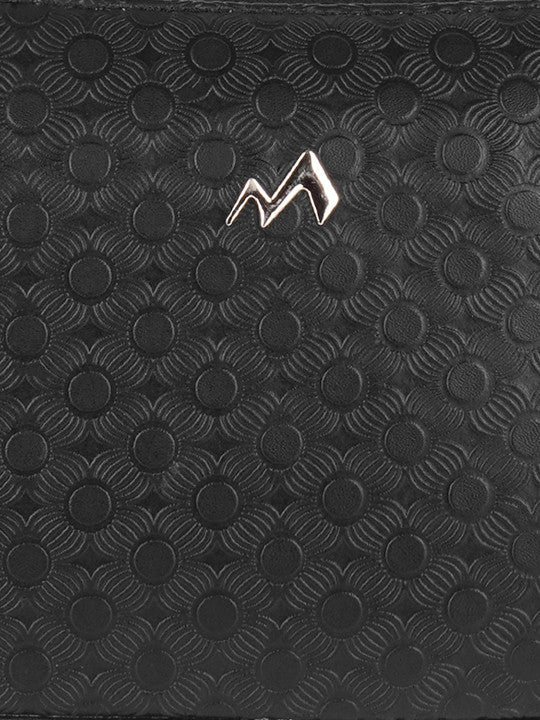 Zip Detail Structured Shoulder Bag