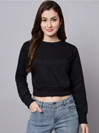 Round Neck Fleece Sweatshirt