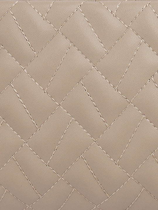 Quilted Structured Sling Bag